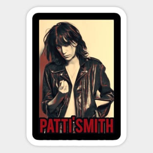 Style patti smith Sticker